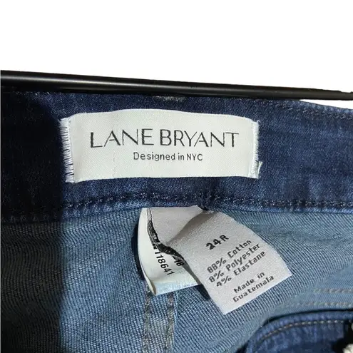 Lane Bryant NWT  Super Stretch Mid Rise Straight Jean Size 24