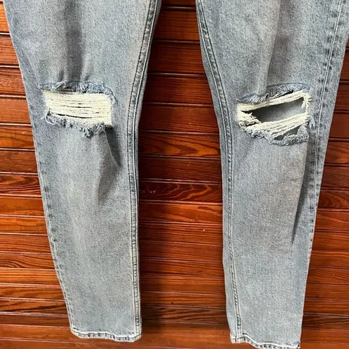 Reformation  High & Skinny Distressed Jeans in Miami Destroyed Size 28