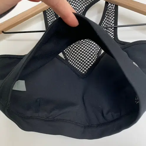 Bombshell Sportswear Mohawk Sports Bra Black Womens Small