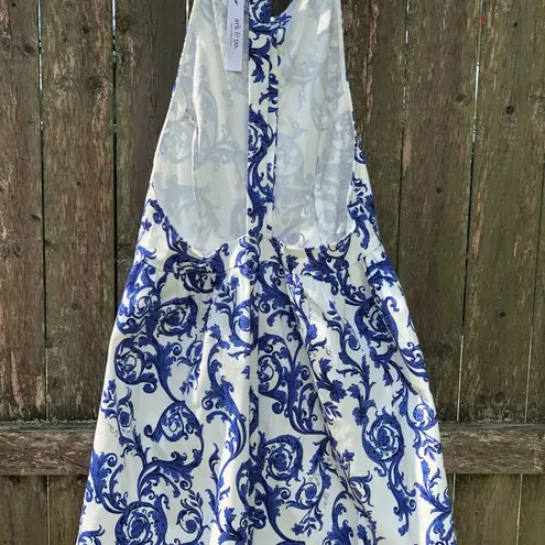 Ark & Co. French toile paisley printed T-back dress