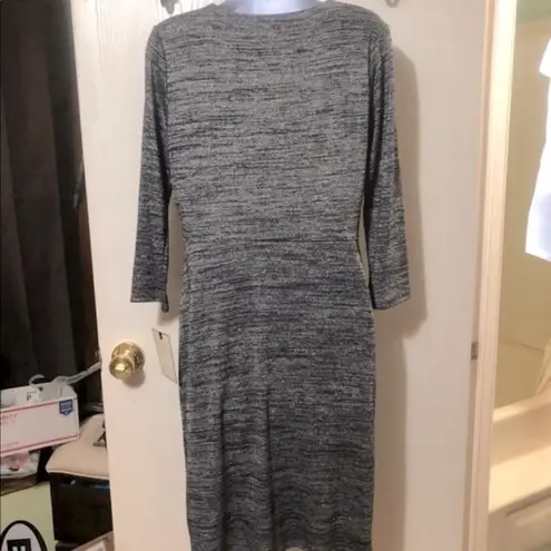 Dana Buchman NWT! Marbled Side Buckle Dress