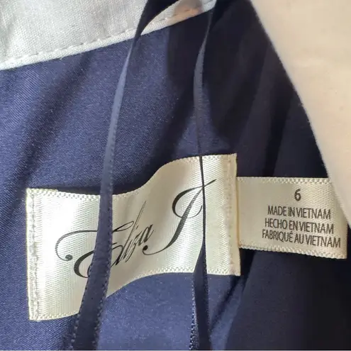 Eliza J NWT Stripe Twist Cascade Shirtdress size 6