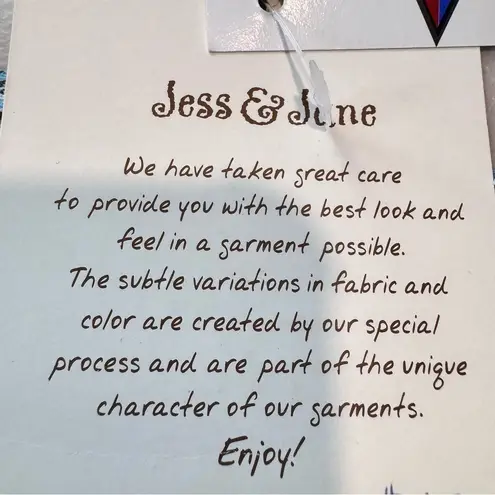 Jess & Jane Wind Poems Blue Floral Rhinestone Zipper Knit Jacket Size Medium White