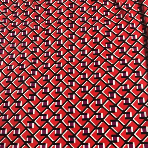 Worthington  Womens Short Sleeve Printed Professional Style Blouse Sz S