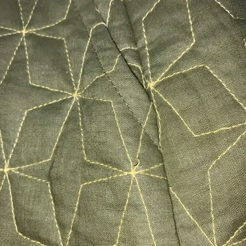 Anna Cate Nickie mini Skirt, Lime Quilt size XS belted NWT Green