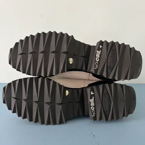 Nurture Denali White Suede Water Resistant Lug Sole Platform Chelsea Boots