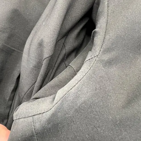 Classiques Entier Wool Linen Tie Waist Blazer Jacket Navy Blue Size 6