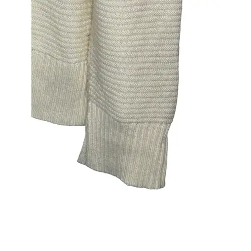 Spartina 449 Cream V Neck Pullover Stripe Cashmere Blend Sweater Women Size XXL