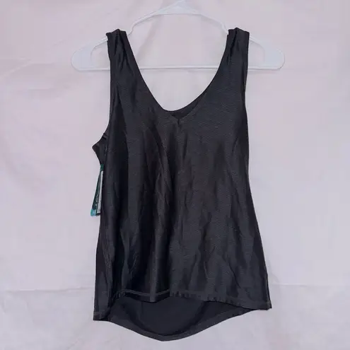 MTA Sport NWT black sleeveless fast dry cropped tank top size medium