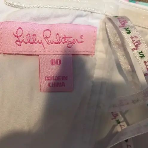 Lilly Pulitzer  Women's Strapless Blossom Flare Mini Dress in Pink Lilet Size 00