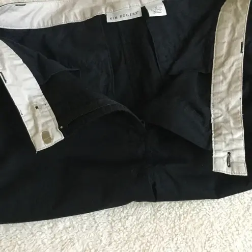kim rogers Bermuda Walking Shorts Black - Sz 10