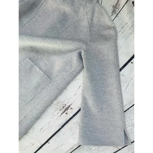 St. John Grey Cashmere Blend Coat