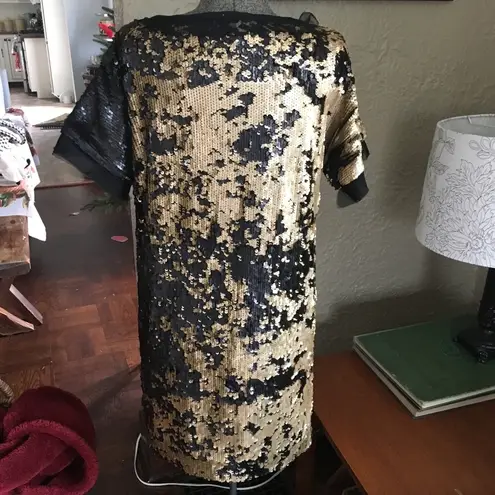 NWOT Sequined Party Cocktail Dress Cesar Galindo runway dress new years dress Size 6