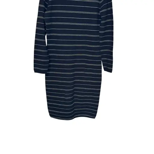 Athleta  Women Dress Sweater‎ Knit Striped Pullover Crewneck Long Sleeves Medium