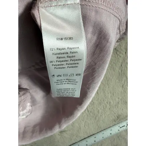 Current Air Anthropologie Los Angeles Button Down Shirt Jacket Pink Shimmer XL