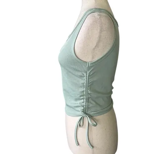 Ekouaer 2 Piece Lounge Set Drawstring Side Green Size M