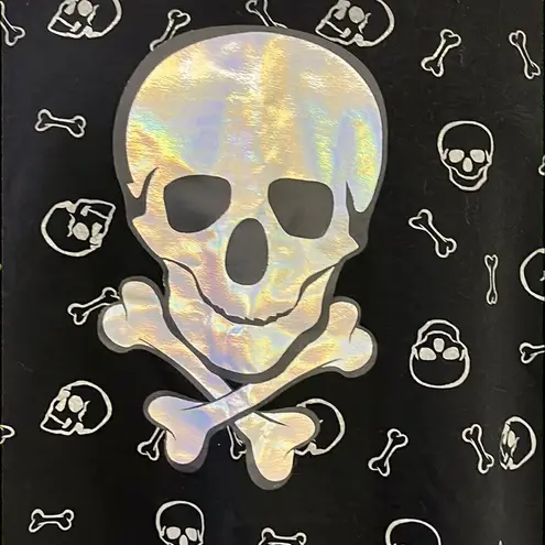 Pumpkins & Potions Skulls and Bones Long Sleeves Crewneck Pullover Shirt