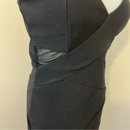 Honey and Rosie  Black Bodycon Bandage Dress S/M