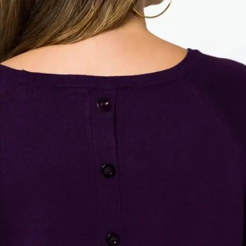 ✨Faith + Zoe Divara Button Back Pullover✨ Blue Size L