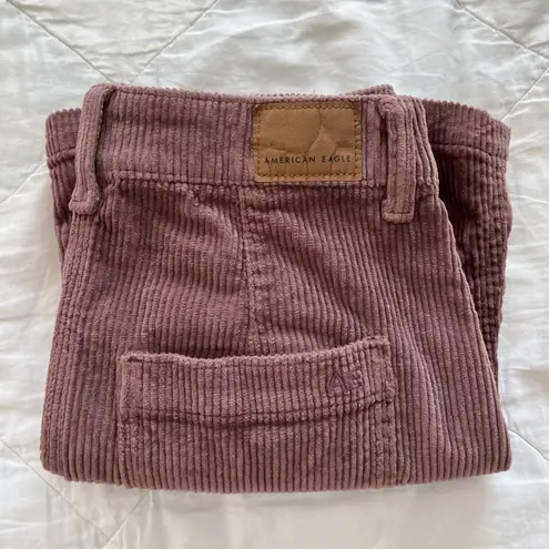 American Eagle NWT: muted purple  corduroy mini skirt