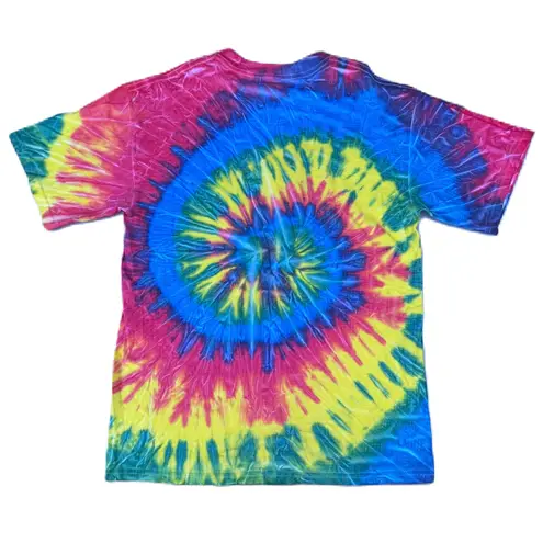 Gildan Vintage 90s Jamaica Me Crazy Tie Dye Colorful Embroidered Graphic T-shirt