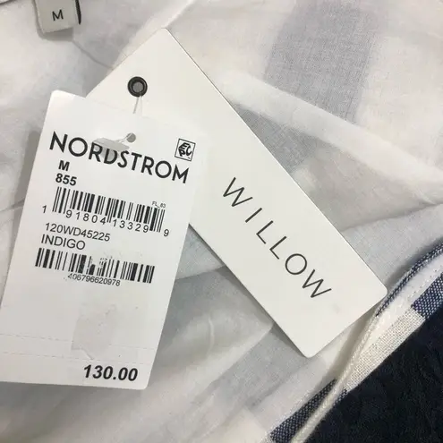 WILLOW Eli Open Back Linen Blend Jumpsuit Medium NWT