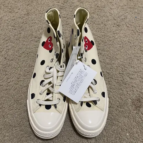 Converse Comme des Garcons Play x  Play One Heart  Sneakers Woman size 10 Men 8