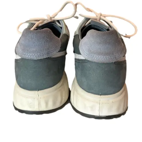 ecco ST.1 women’s sneakers, EUC size 11 (42). Dusty Blue/White/Concrete/Lake Blue