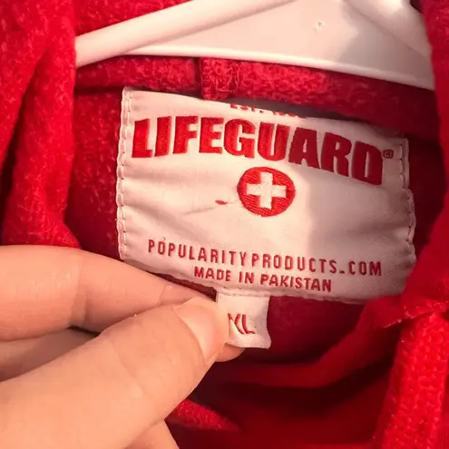 Lifeguard  Augustine Beach Cropped Hoodie