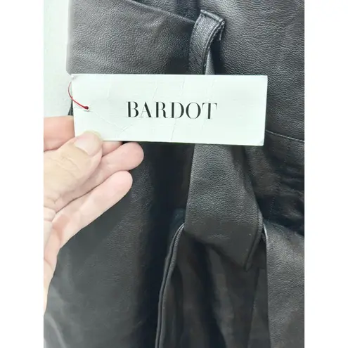 Bardot NWT Debbie Vegan Faux Leather Ultra High Rise Pants Black Women's Size 4 - Image 6