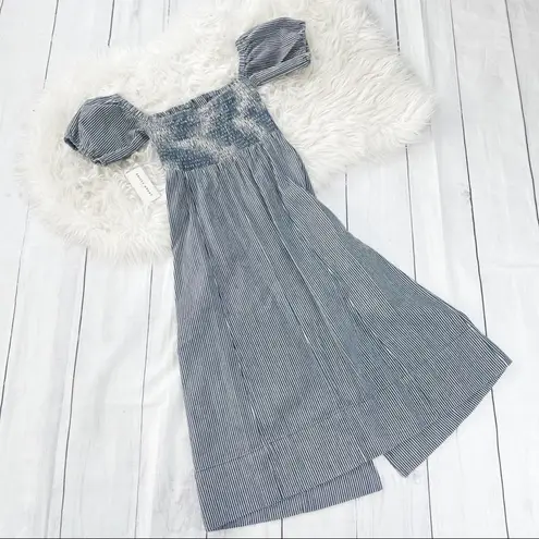 Apiece Apart - Blue Isla Mujeres Off The Shoulder Denim Dress NEW