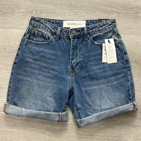 Treasure & Bond nwt // blue vintage high rise jean shorts