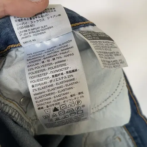 Levi's  711 skinny casual medium wash jeans casual comfortable classic style 26