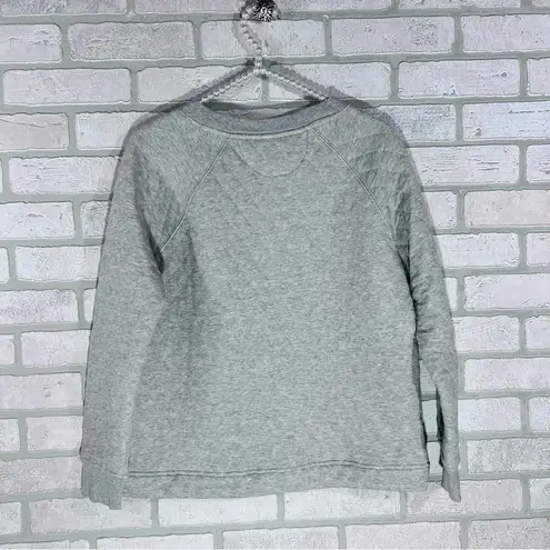 Haven Well Within Quilted Gray Crewneck Sweatshirt Size M Size M