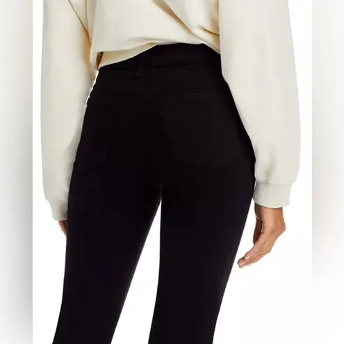 L'Agence L’Agence Kendra High Rise Crop Flare Jeans in Black, Size 28 NWT Online for $275