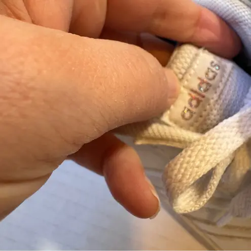 Adidas  White Leather Grand Court 2 Sneakers Running Shoes Women’s 7 Athletic