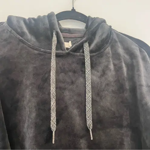 UGG Belden Velvet Fleece Hoodie Ink Black