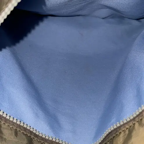 Baggallini Town Crossbody Brown with Blue interior Pockets Organizers Purse