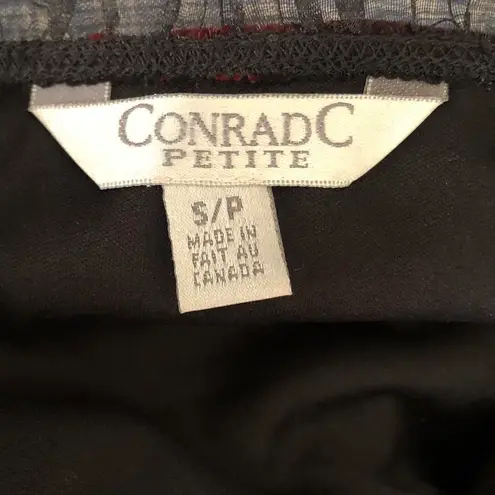 Whimsygoth grunge Sexy Blood Red black mesh long sleeve fitted blouse top shirt long Sleeve