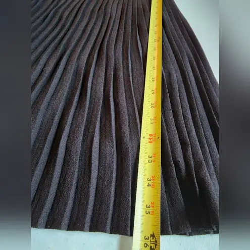 Ganni Fulton Pleated Black Dress Size XS