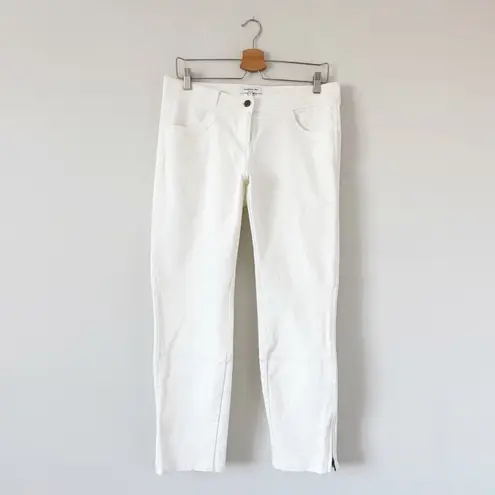 Emerson Fry New York Mick Ankle Zip Jeans in White Size 8