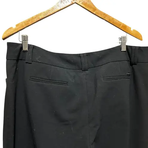 New York & Co Women Pants 16 Averege Black Stretch Work Minimalist Office Career