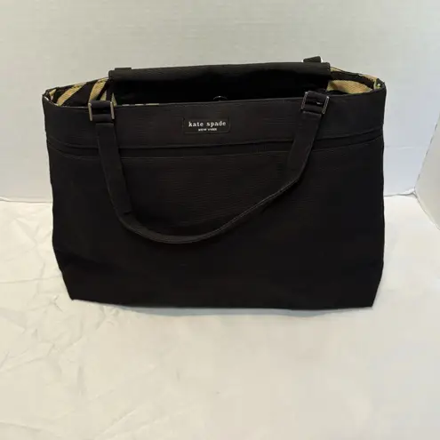 Vintage 90s Y2K Kate Spade Black Silk Original Classic Shoulder Bag Purse