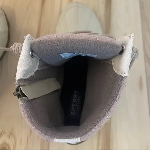 Sperry  Top-sider SYREN Gulf Wool Quilt Oatmeal Ducks Boots Woman 7M  STS82538