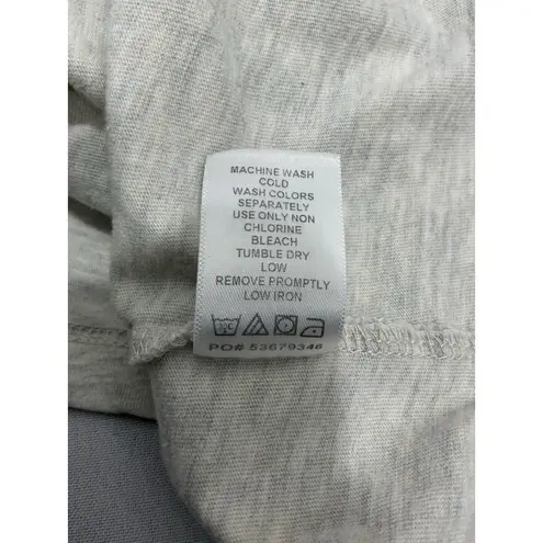 Woman Within Womans 6x (42/44) Gray Mock Turtle Neck Long Sleeve Knit T Shirt