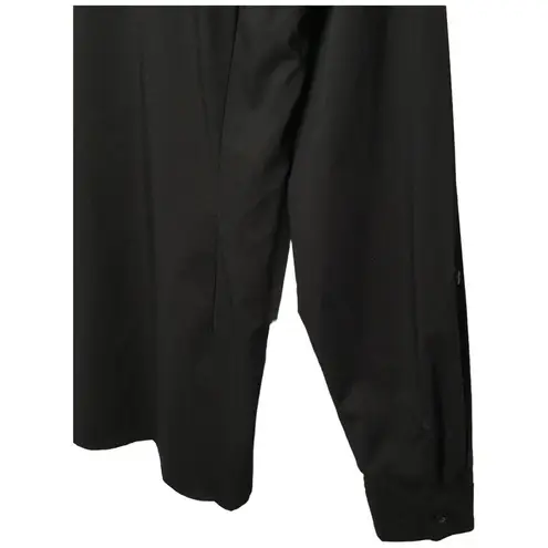 Zac and Rachel New Buffalo Plaid Contrast Long Tab Sleeve Button Down Tunic L