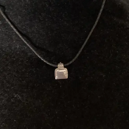 Brighton  Silver and Black best friend  Pendant Necklace