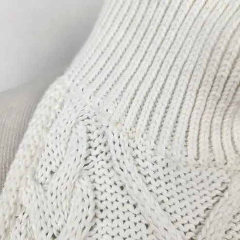 Rosie Assoulin Knit Halter Sash Crop Top in White Open Back Size 6 NWT