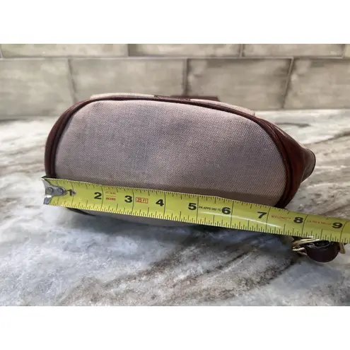 OROTON BEIGE CANVAS With LEATHER TRIM & STRAP SLING BACKPACK Sling bag Quality Tan