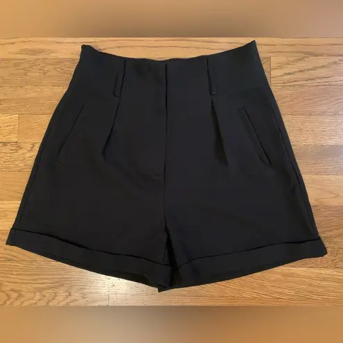 OVI high waist dressy shorts in black size M